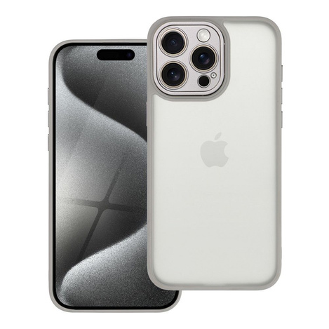 Futerał VARIETE do IPHONE 15 Pro Max stalowy