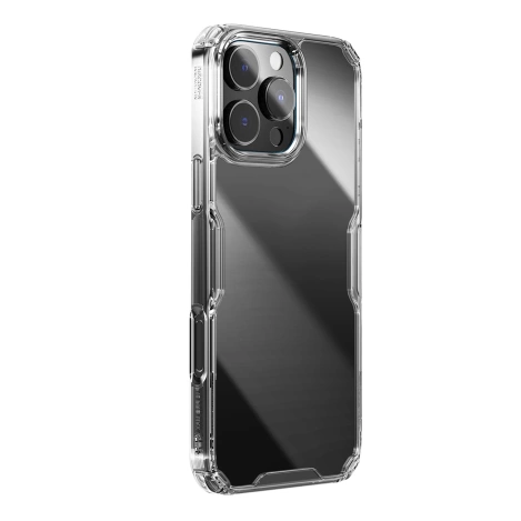 Etui Nillkin Nature Pro Case na iPhone 16 Pro - przezroczysto-białe