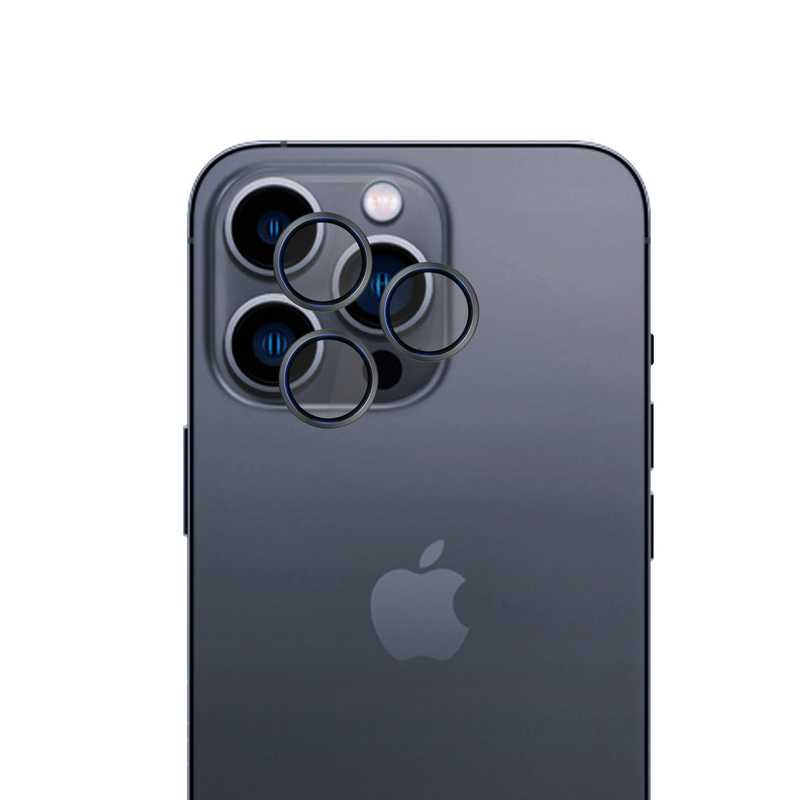 Apple iPhone 15 Pro - HARDY Lens Protection Pro Black