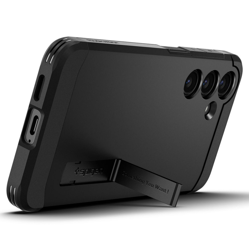 Spigen Tough Armor Hülle für Samsung Galaxy S24 – Schwarz