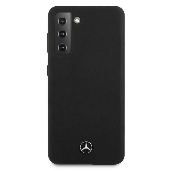 Etui Mercedes Silicone Line na Samsung Galaxy S21 - czarne
