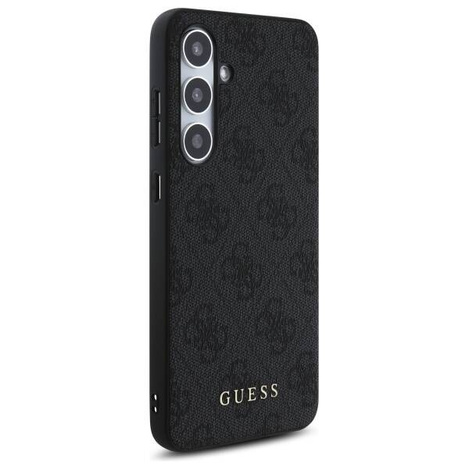 Oryginalne Etui GUESS hardcase 4G Metal Gold Logo GUHCS24FEG4GFGR do Samsung Galaxy S24 FE szary