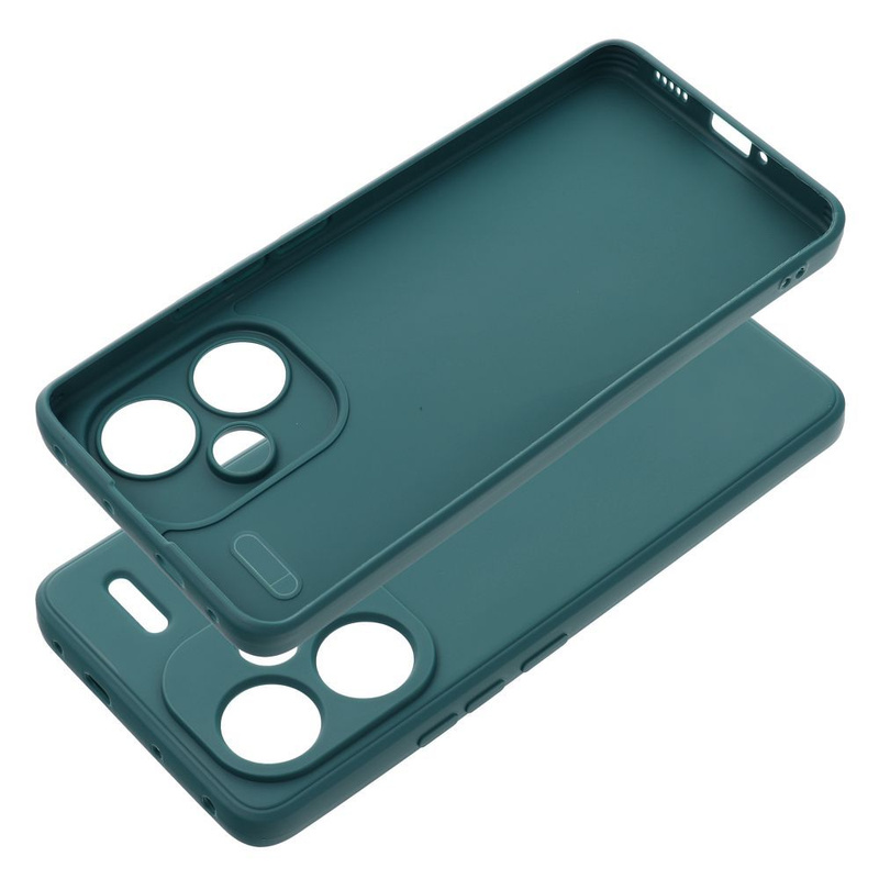 Futerał MATT do XIAOMI Redmi Note 13 Pro Plus 5G ciemnozielony