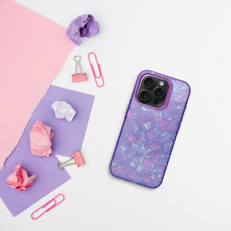 Futerał TUTTI FRUTTI do IPHONE 16 PLUS fioletowy