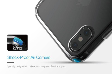 Just Mobile TENC Air Case - Etui iPhone Xs Max (Crystal Black)