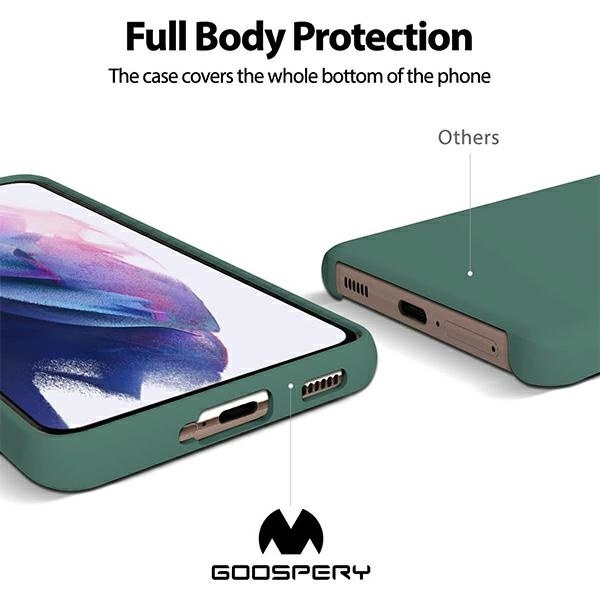 MERCURY SILICONE CASE IPHONE 15 PRO (6.1), GREEN / ZIELONY
