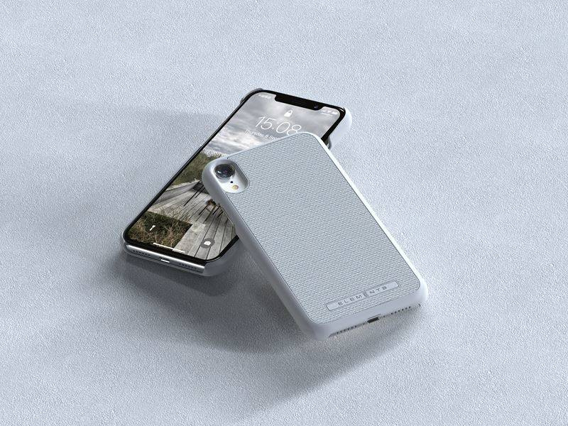 Nordic Elements Original Idun - Materiałowe etui iPhone XR (Light Grey)