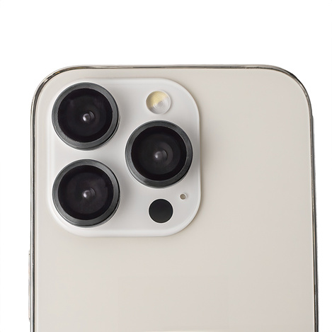 Pojedyncze szkło na aparat do iPhone 14 / 14 Plus czarna ramka