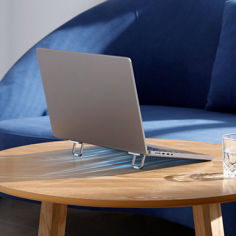 Baseus universal-Laptop-Füße (2 Stück) silber (LUZC000012)