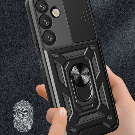 Hybrid Armor Camshield Samsung Galaxy S25+ Black