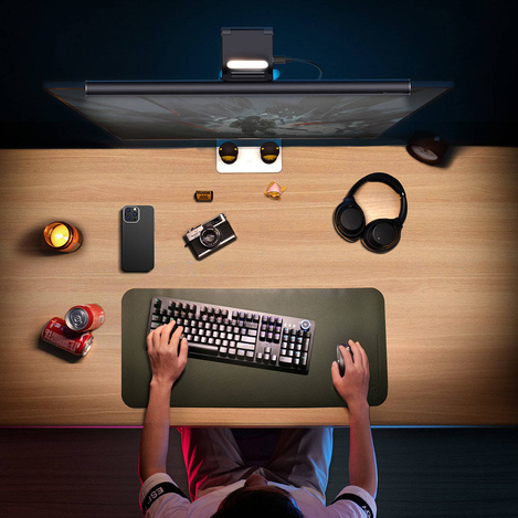 Baseus i-wok2 lampka LED na monitor do pulpitu oświetlenie ekranu czarny (DGIW000101)
