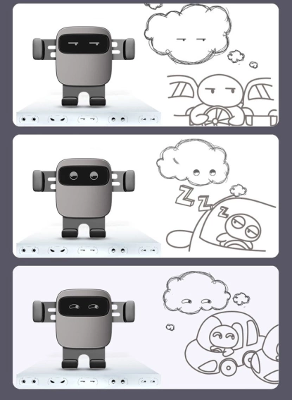 Baseus Cube grawitacyjny uchwyt samochodowy na kratkę wentylacyjną nawiew na telefon czarny (SUYL-FK01)