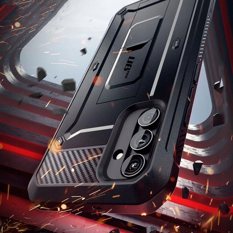 Unicorn Beetle Pro Supcase Hülle für Samsung Galaxy A55 5G - Schwarz