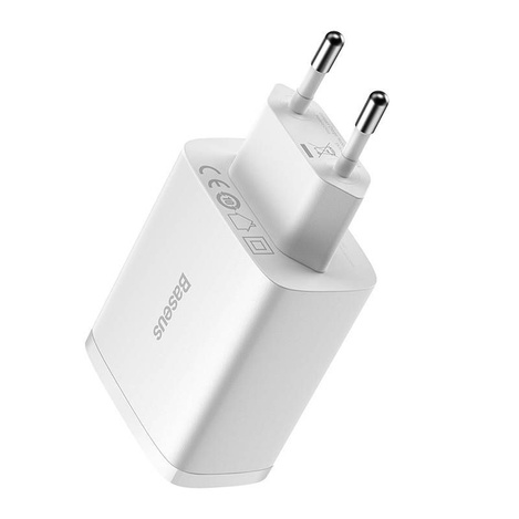 Baseus Compact ładowarka sieciowa 3x USB 17W biały (CCXJ020102)