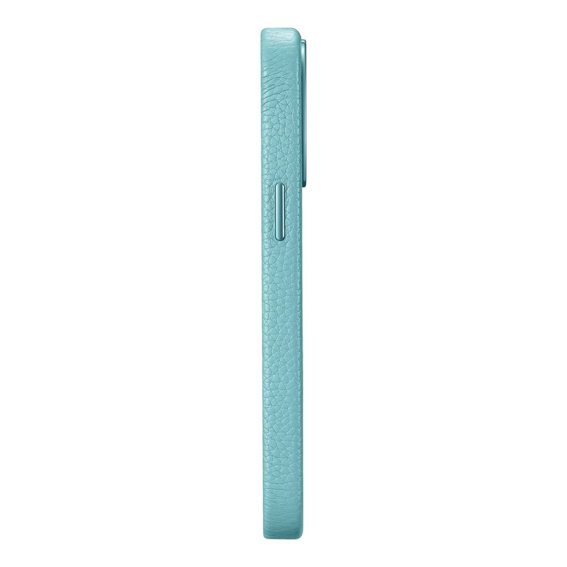 iCarer Case Leather genuine leather case for iPhone 14 Pro Max grün (WMI14220712-GN) (MagSafe compatible)