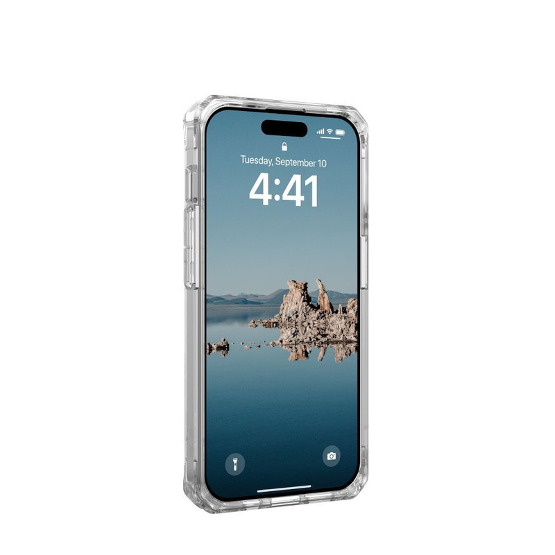 UAG Plyo Magsafe - Schutzhülle für iPhone 15 Pro kompatibel mit MagSafe (Eisgold)
