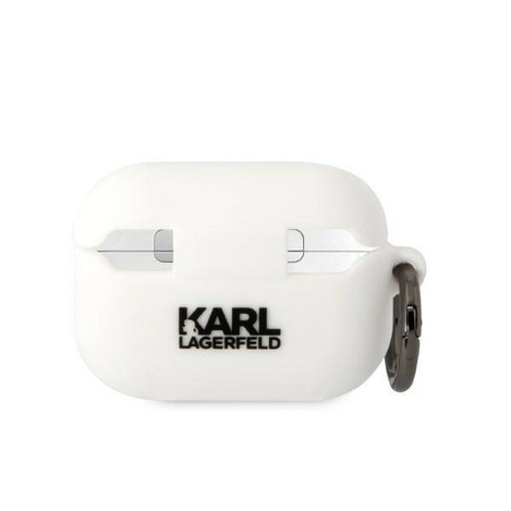 Karl Lagerfeld Silicone NFT Karl Head 3D - Etui AirPods Pro 2 (biały)