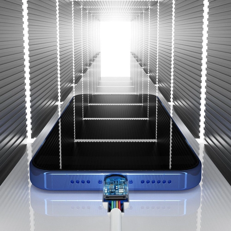 Baseus 2x kabel USB - Lightning szybkie ładowanie Power Delivery 1,5 m biały (TZCALZJ-02)