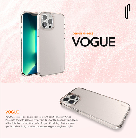 Ugly Rubber nakładka Vogue do iPhone 11 transparentna