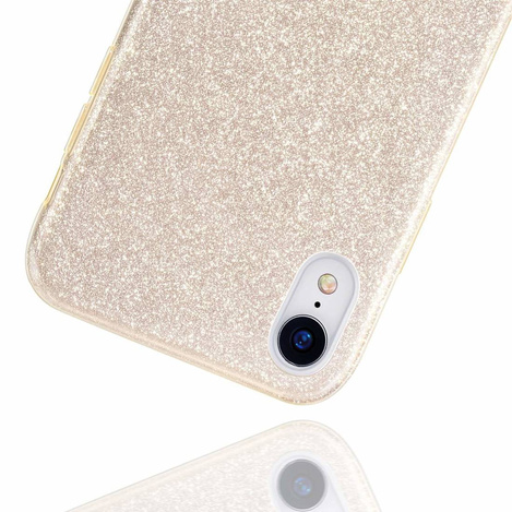 Nakładka Glitter 3w1 do Samsung Galaxy A54 5G złota