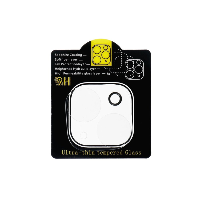 Szkło hartowane 5D Full Glue do aparatu - do iPhone 15 Transparent