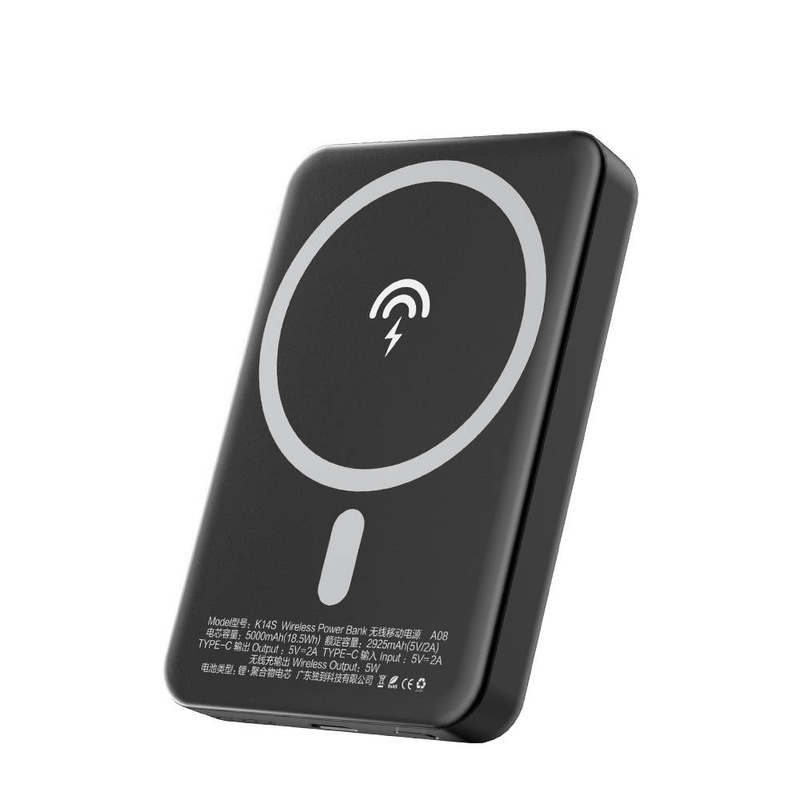 Dudao wireless power bank MagSafe 10W (5W Magsafe) 5000mAh white (K14S)