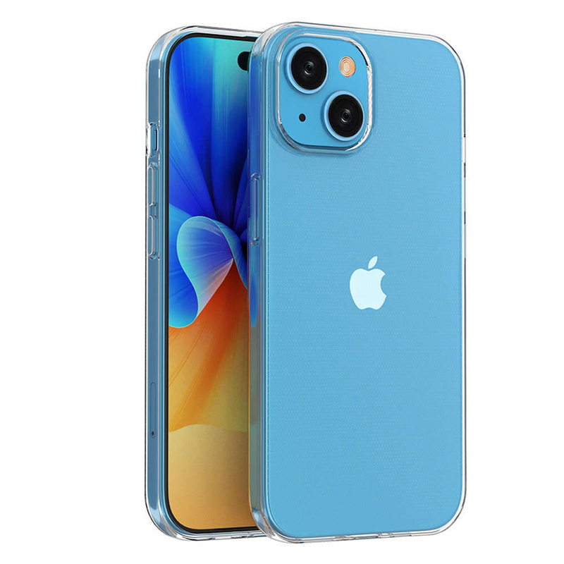 iPhone 15-Hülle aus der Ultra Clear-Serie in transparenter Farbe