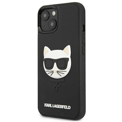 Karl Lagerfeld KLHCP13SCH3DBK 13 mini 5,4 &quot;schwarz / schwarzes Hardcase 3D Rubber Choupette