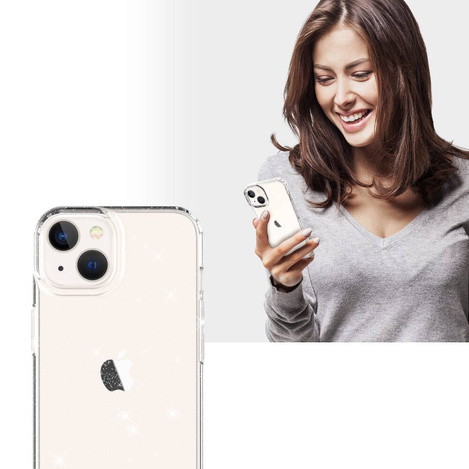 Nakładka Shine do iPhone 15 Pro 6,1" transparentna