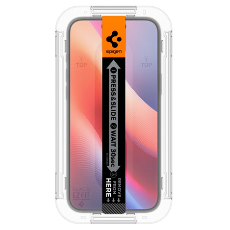 GEHÄRTETES GLAS Spigen GLAS.TR „EZ FIT“ IPHONE 15 KLAR