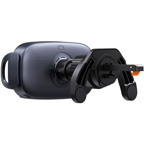 Baseus LightChaser BS-CM029 Autohalterung mit induktivem Dreifachspulen-Ladegerät – Schwarz