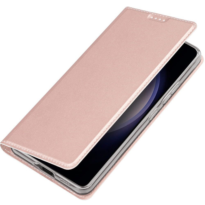 Etui Dux Ducis Skin Pro do Samsung S24+ z klapką - różowe
