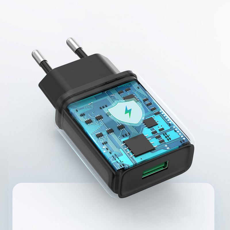 Ugreen USB-A QC3.0 18W charger black (CD122)