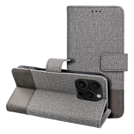 Kabura GOMMA Book do XIAOMI Redmi 13C / POCO C65 szary
