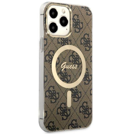 Guess GUHMP13XH4STW iPhone 13 Pro Max 6.7&quot; brown/brown hardcase 4G MagSafe