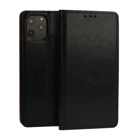 Kabura pozioma BOOK SPECIAL do XIAOMI REDMI 10A CZARNA (skóra)