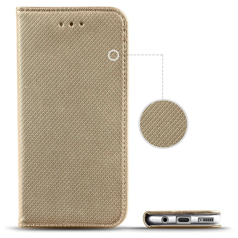 Etui SAMSUNG GALAXY A32 4G portfel z klapką Flip Magnet złote