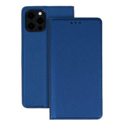 Kabura Smart Book MAGNET do IPHONE 12 PRO MAX GRANATOWA