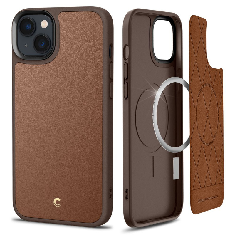 Spigen CYRILL KAJUK MAG MAGSAFE IPHONE 14 PLUS SATTEL BRAUN