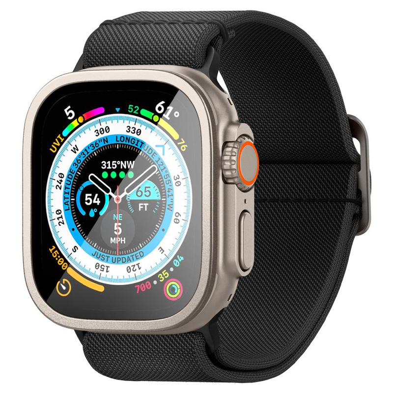 GEHÄRTETES GLAS Spigen GLAS.TR SLIM PRO Apple Watch ULTRA (49 MM) TITAN