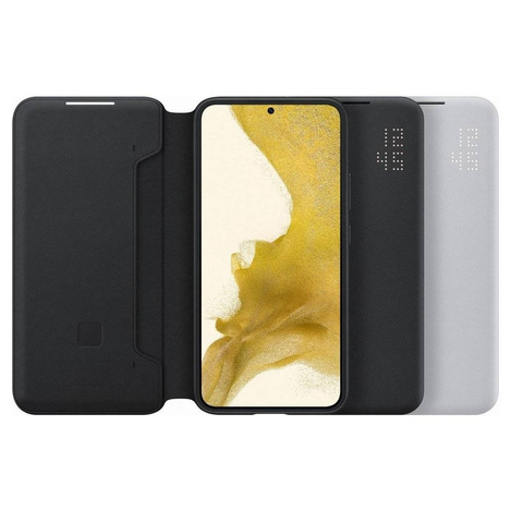 Samsung LED View Cover etui pokrowiec z wyświetlaczem LED Samsung Galaxy S22+ (S22 Plus) jasnoszary (EF-NS906PJEGEE)