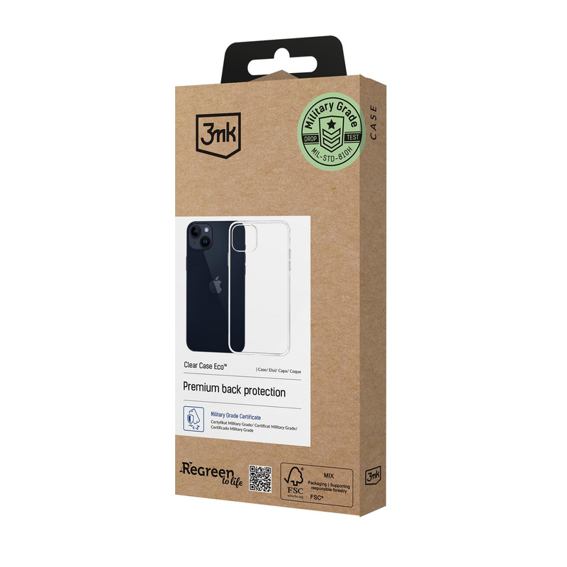 3MK ClearCase Eco iPhone 13/14 GRS CU 1304127