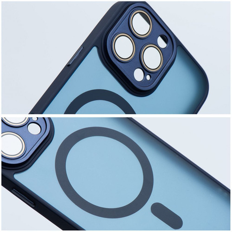 Futerał VARIETE MAG COVER kompatybilny z MagSafe do IPHONE 16 PRO MAX granatowy