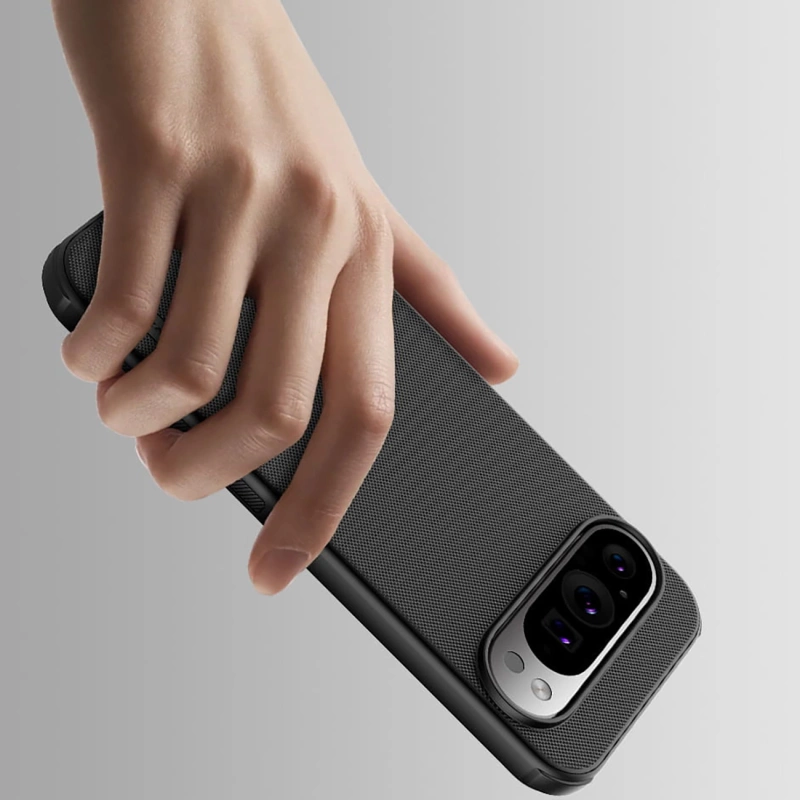 Nillkin Super Frosted Shield Pro magnetische Hülle für Google Pixel 9 Pro – Schwarz