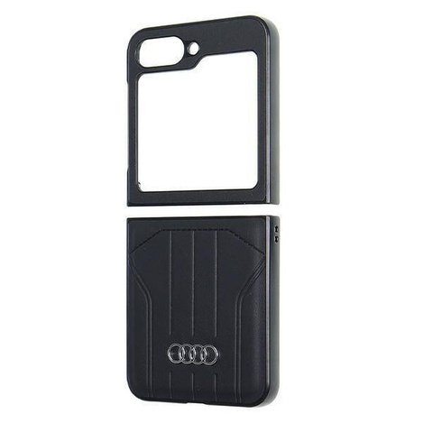 Oryginalne Etui SAMSUNG GALAXY Z FLIP 6 Audi Synthetic Leather (AU-TPUPCFlip6-Q5/D1-BK) czarne