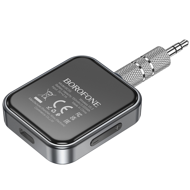 Borofone Odbiornik dźwięku Bluetooth AUX BC55 Suave czarny