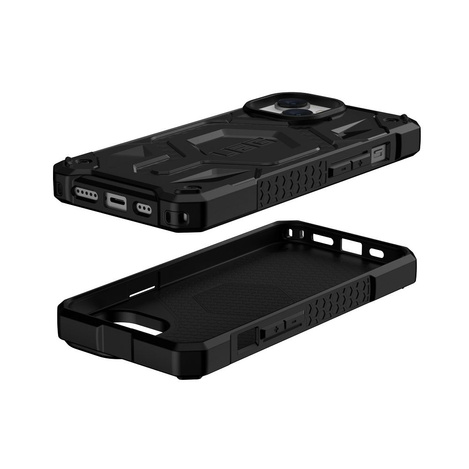 UAG Monarch - Schutzhülle für iPhone 14 Plus kompatibel mit MagSafe (Kohlefaser)