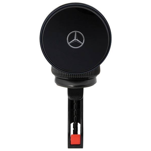 Uchwyt magnetyczny Mercedes Silver Stars MagSafe do kratki wentylacyjnej lub na szybę - czarny