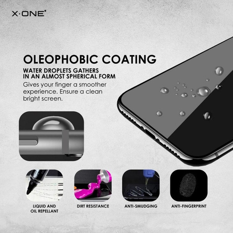 Szkło hartowane X-ONE 3D - do iPhone X/Xs czarny
