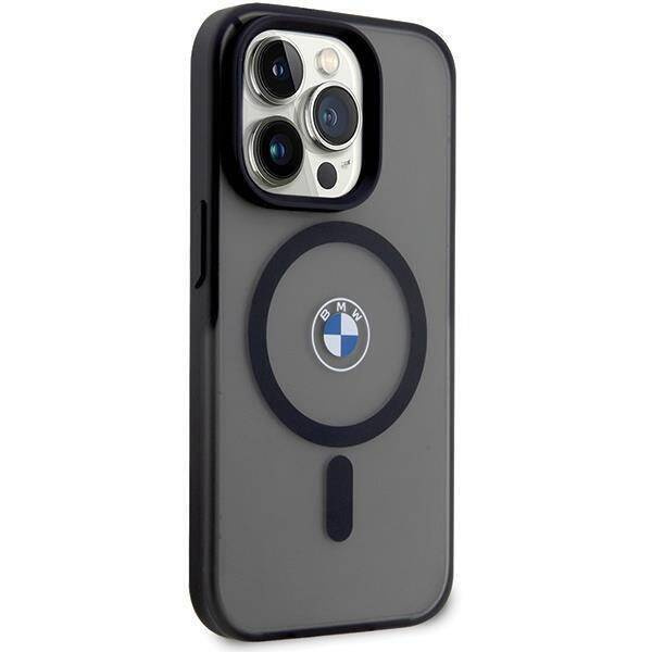 Etui BMW IML Signature MagSafe do iPhone 15 Pro - czarne